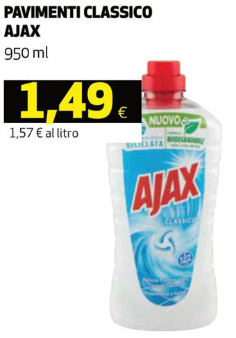 Coop Ajax Pavimenti Classico 950 ml offerta