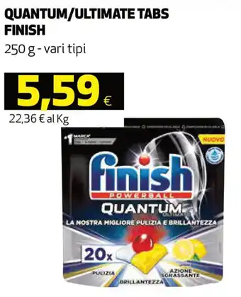 Coop Finish Quantum/Ultimate Tabs 250 g offerta