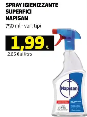 Coop Napisan Spray Igienizzante Superfici 750 ml offerta