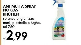 Bennet Rhütten Antimuffa Spray No Gas offerta