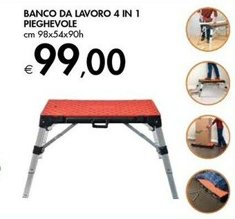 Banco Da Lavoro 4 In 1 Pieghevole