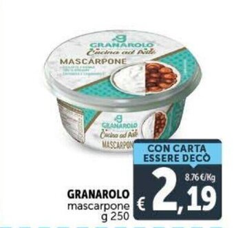 Deco Supermercati Granarolo mascarpone g 250 offerta