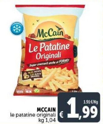 Deco Supermercati McCain le patatine originali kg 1,04 offerta