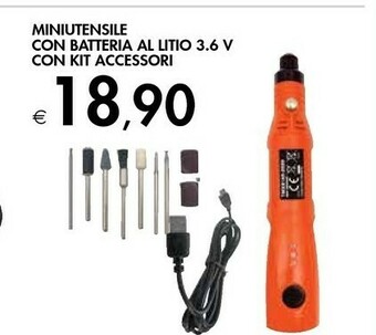 Bennet Miniutensile Con Batteria Al Litio 3.6 V Con Kit Accessori offerta