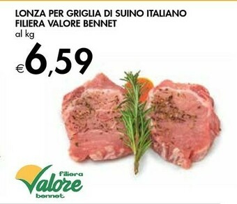 Bennet Valore Bennet Lonza Per Griglia Di Suino Italiano Filiera offerta