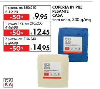 Bennet Casa Coperta In Pile Pesante 1 Piazza 160 X 210 Cm offerta