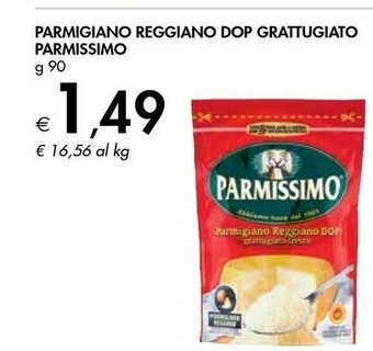 Bennet Parmissimo - Parmigiano Reggiano DOP Grattugiato Fresco 90 G(ml) offerta