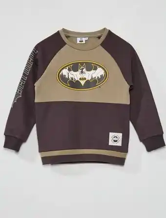 Kiabi Felpa in tessuto felpato 'batman' offerta