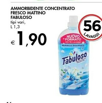 Bennet Fabuloso Ammorbidente Concentrato Fresco Mattino offerta