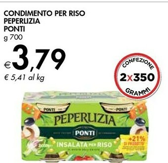 Bennet Ponti Condimento Per Riso Peperlizia offerta
