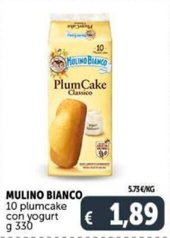 Deco Supermercati Barilla Mulino Bianco 10 plumcake con yogurt g 330 offerta