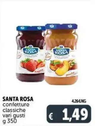 Deco Supermercati Santa Rosa confettura classiche vari gusti g 350 offerta