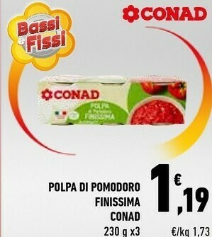 Conad Polpa Di Pomodoro Finissima offerta