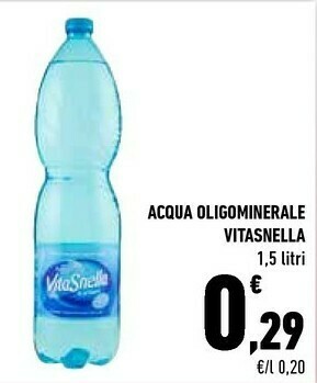 Conad Vitasnella Acqua Oligominerale offerta