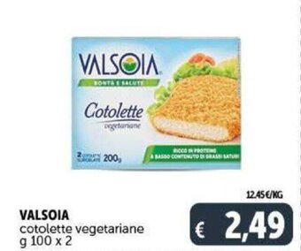 Deco Supermercati Valsoia cotolette vegetariane g 100 x 2 offerta
