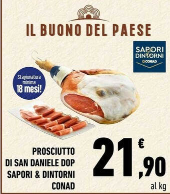Conad Prosciutto Di San Daniele Dop offerta