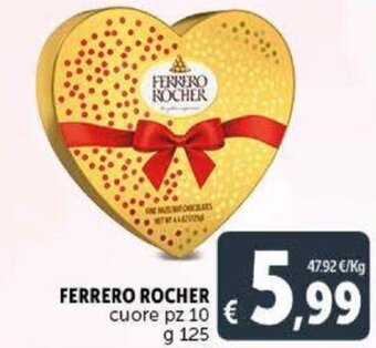 Deco Supermercati Ferrero Rocher pz 10 g 125 offerta