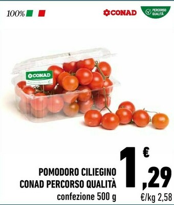 Conad City Pomodoro Ciliegino offerta