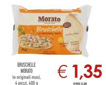 Conad Morato pane & idee Bruschelle Maxi 400 G(ml) offerta