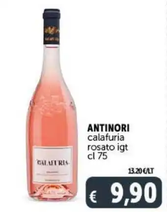 Deco Supermercati Antinori Calafuria rosato igt 75 cl offerta