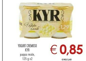 Conad Kyr Yogurt Cremoso Pappa Reale offerta