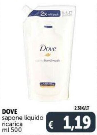 Deco Supermercati Dove sapone liquido ricarica 500 ml offerta