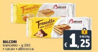 Deco Supermercati Balconi trancetto 280 g offerta