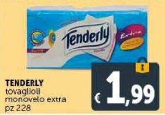 Deco Supermercati Tenderly tovaglioli monovelo extra 228 pz offerta