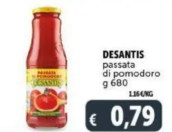 Deco Supermercati Desantis passata di pomodoro 680 g offerta