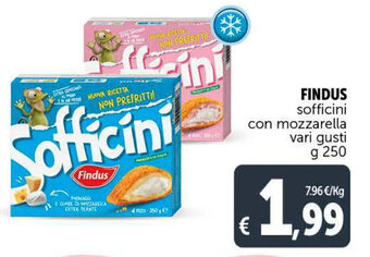 Deco Supermercati Findus sofficini con mozzarella vari gusti 250 g offerta