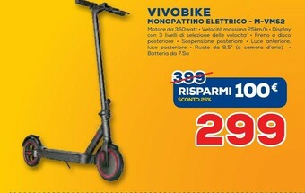 Euronics Vivobike Monopattino Elettrico M- VMS2 offerta