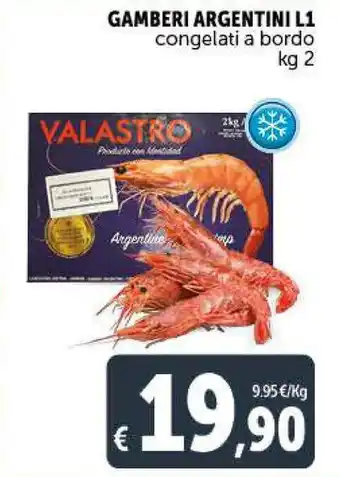 Deco Supermercati Gamberi Argentini L1 2 kg offerta