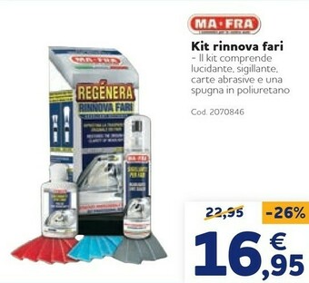 Norauto Ma Fra Kit Rinnova Fari offerta