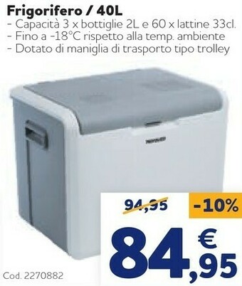 Frigorifero 40L