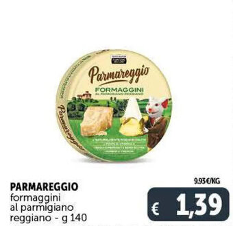 Deco Supermercati Parmareggio Formaggini al parmigiano reggiano g 140 offerta