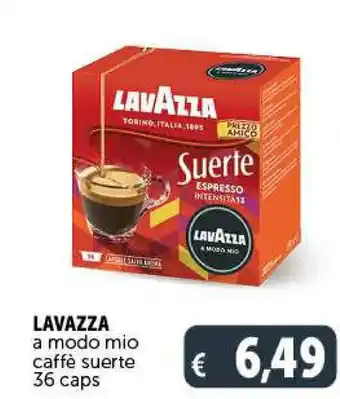 Deco Supermercati Lavazza a modo mio caffè suerte 36 caps offerta