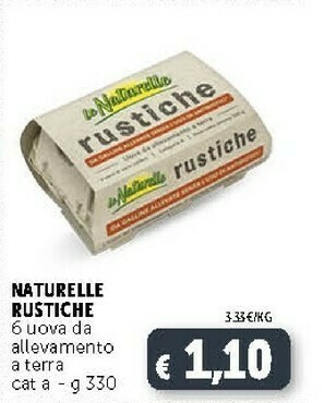 Le naturalle 6 Uova Da Allevamento A Terra