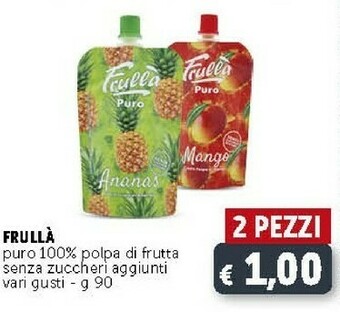 Deco Supermercati Frullà Puro 100% Polpa Di Frutta Senza Zuccheri Aggiunti offerta