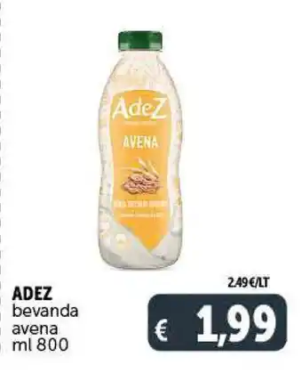 Deco Supermercati Adez bevanda avena 800 ml offerta