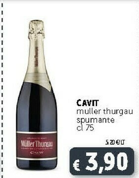 Deco Supermercati Cavit Muller Thurgau Spumante offerta