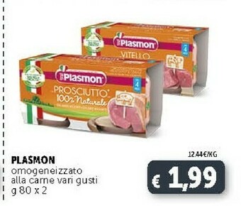 Deco Supermercati Plasmon Omogeneizzato Alla Carne offerta