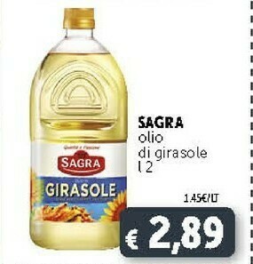 Deco Supermercati Sagra Olio Di Girasole offerta