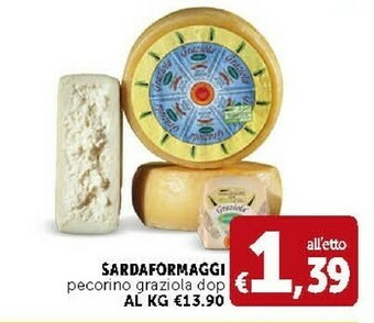 Deco Supermercati Sardaformaggi Pecorino Graziola Dop offerta