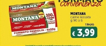 Deco Supermercati Montana Carne Lessata offerta