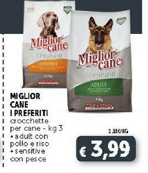 Deco Supermercati Morando Miglior Cane I Preferiti Crocchette Per Cane offerta