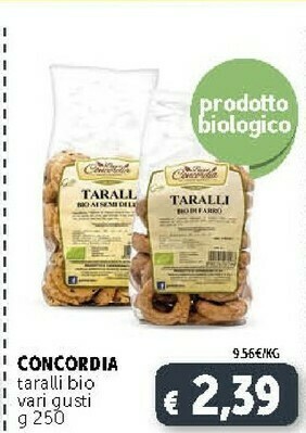 Deco Supermercati Concordia Taralli Bio offerta