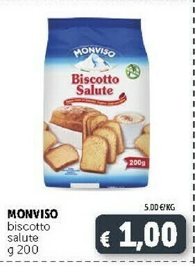 Deco Supermercati Monviso Biscotto Salute offerta
