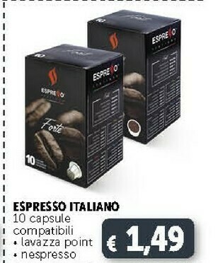 Deco Supermercati Espresso Italiano 10 Capsule offerta