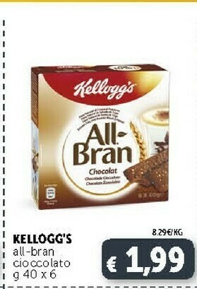Deco Supermercati Kelloggs All-bran Cioccolato offerta