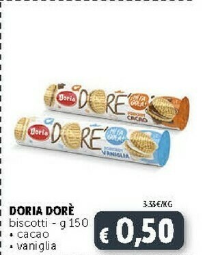 Deco Supermercati Doria Dore Biscotti offerta